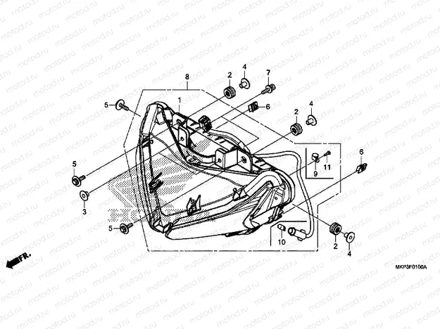 F-1 HEADLIGHT