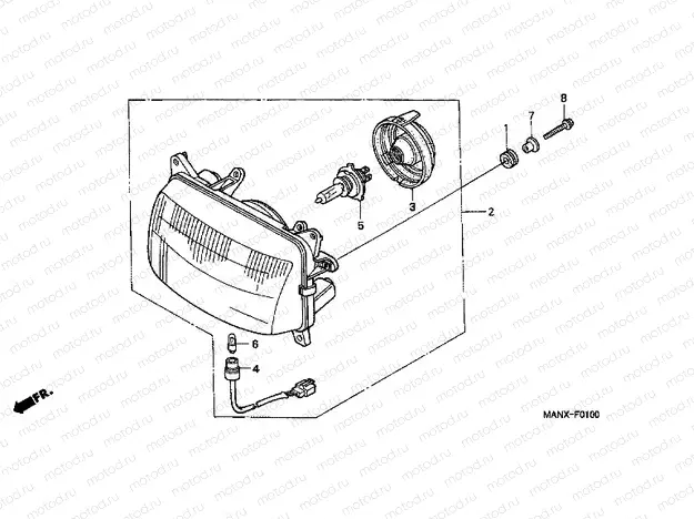 F-1 HEADLIGHT