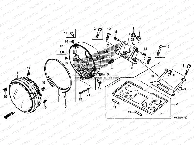 F-1 HEADLIGHT