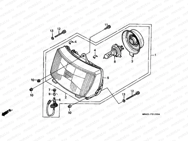 F-1 HEADLIGHT