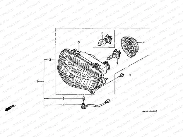 F-1 HEADLIGHT