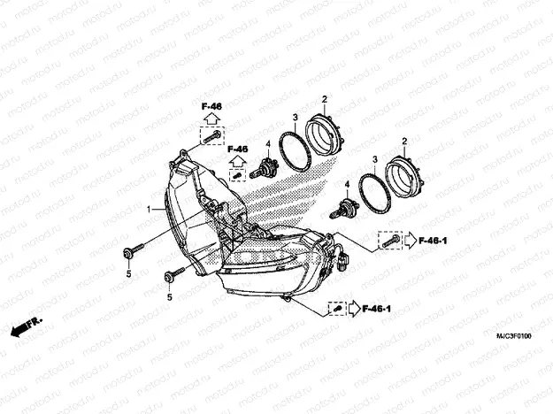 F-1 HEADLIGHT