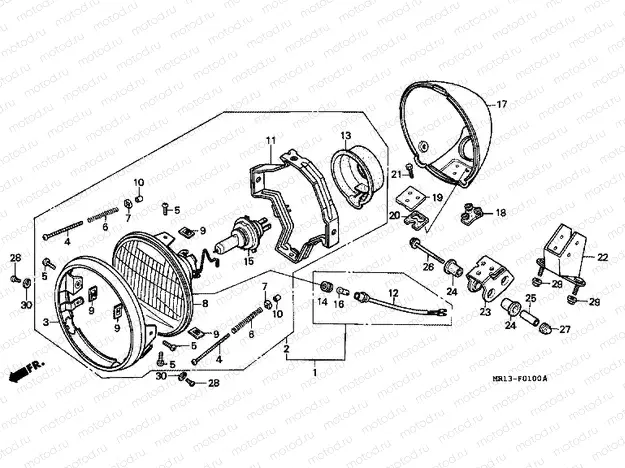 F-1 HEADLIGHT