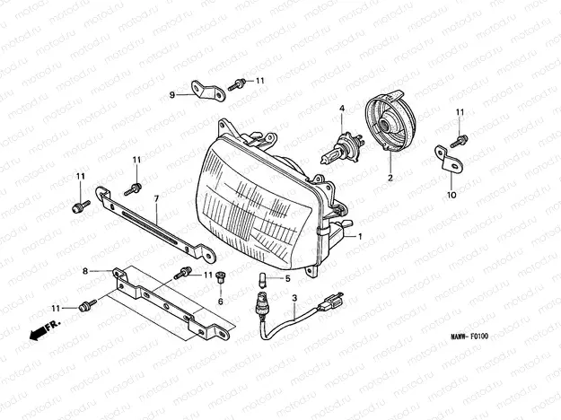 F-1 HEADLIGHT
