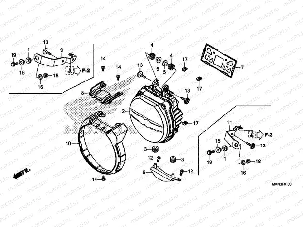 F-1 HEADLIGHT