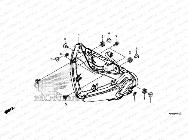 F-1 HEADLIGHT
