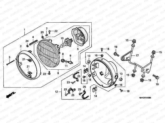 F-1 HEADLIGHT