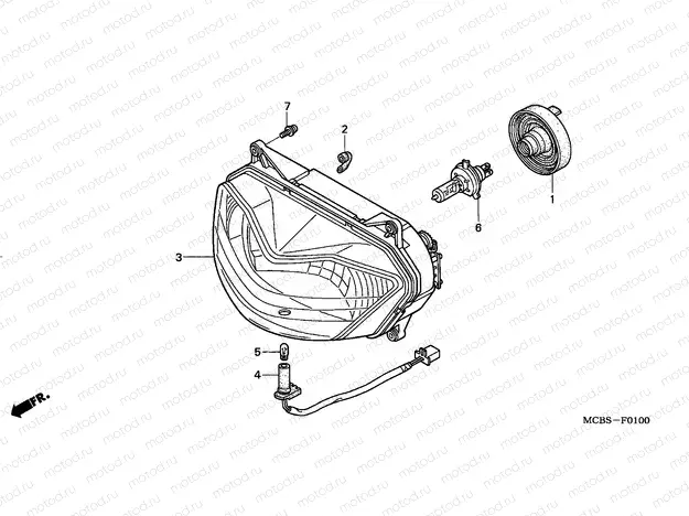 F-1 HEADLIGHT