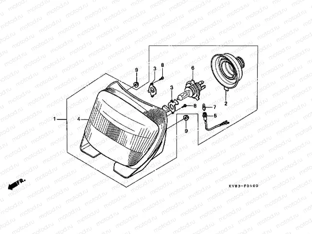 F-1 HEADLIGHT