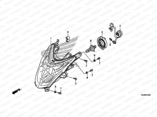 F-1 HEADLIGHT