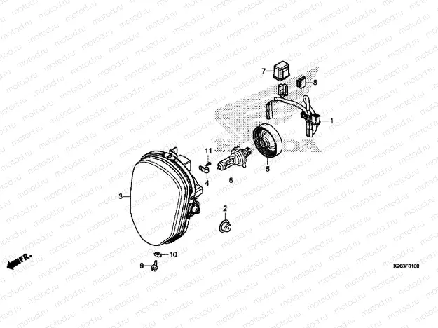 F-1 HEADLIGHT