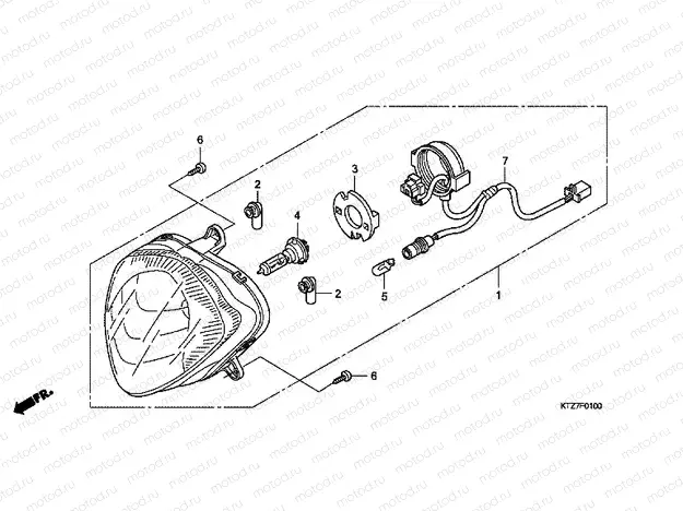 F-1 HEADLIGHT