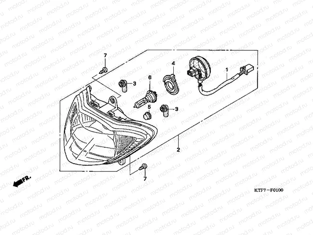 F-1 HEADLIGHT