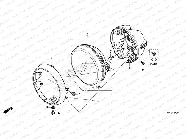 F-1 HEADLIGHT