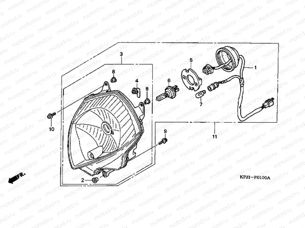 F-1 HEADLIGHT