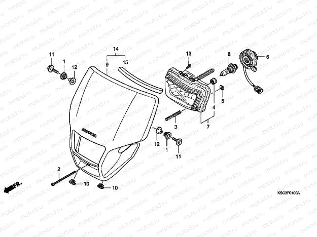 F-1 HEADLIGHT