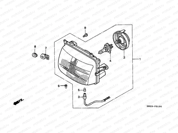 F-1 HEADLIGHT