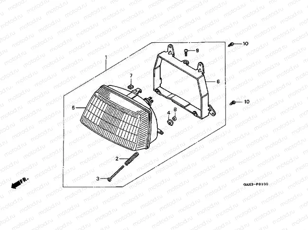 F-1 HEADLIGHT