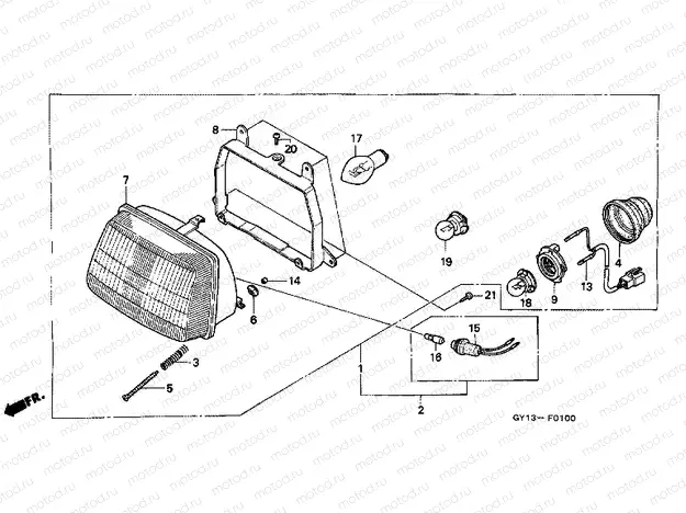 F-1 HEADLIGHT