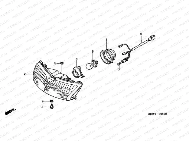 F-1 HEADLIGHT