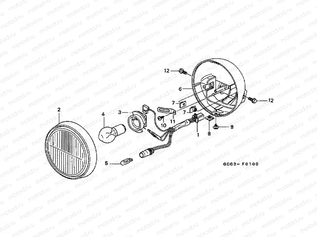 F-1 HEADLIGHT