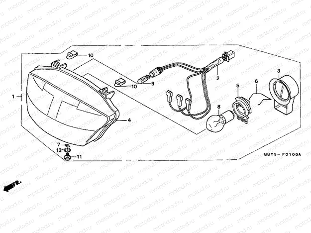 F-1 HEADLIGHT