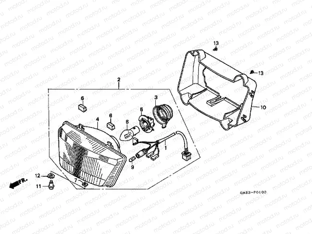 F-1 HEADLIGHT