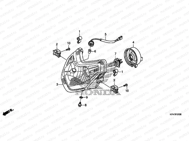 F-1 HEADLIGHT