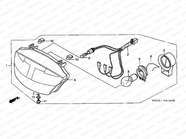 F-1 HEADLIGHT