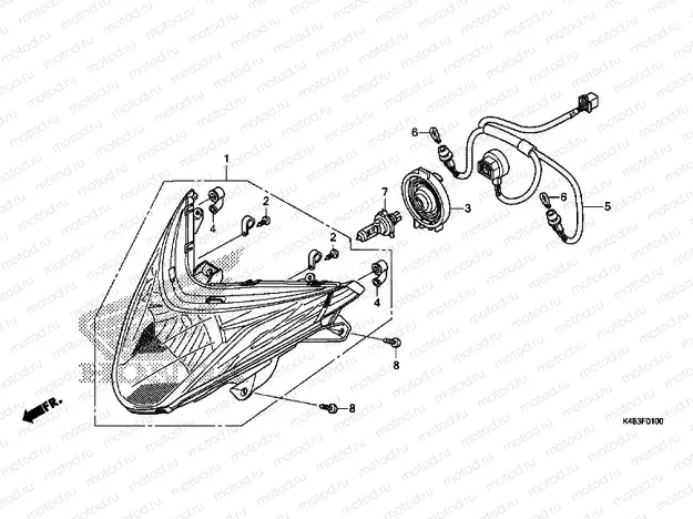 F-1 HEADLIGHT