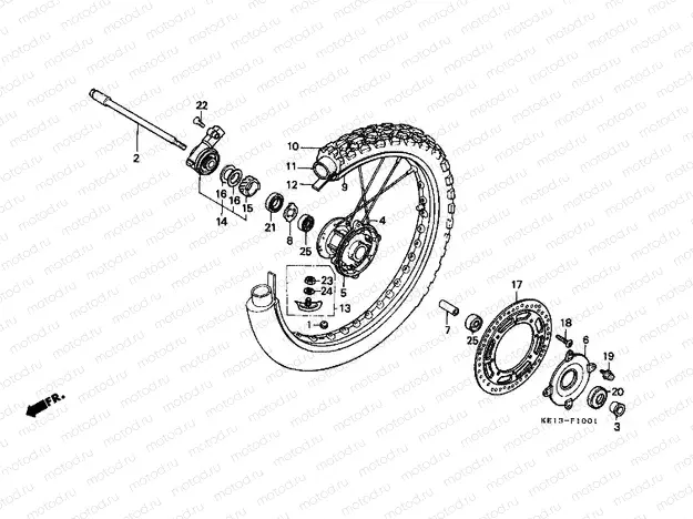 F-10-1 FRONT WHEEL (2)