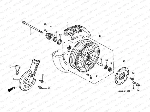 F-10-1 FRONT WHEEL (2)