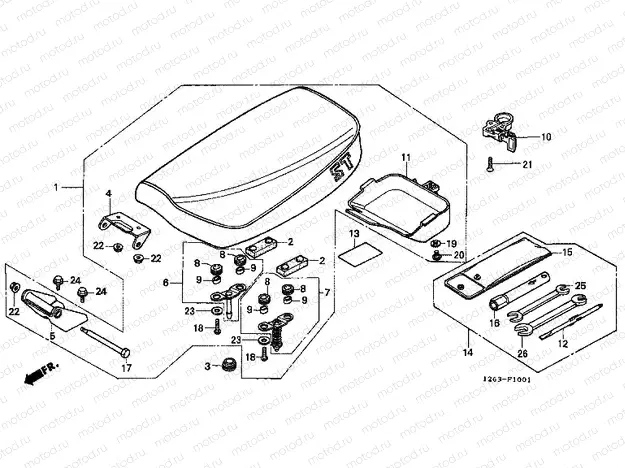 F-10-1 SEAT / TOOL