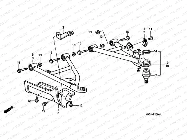 F-10 FRONT ARM