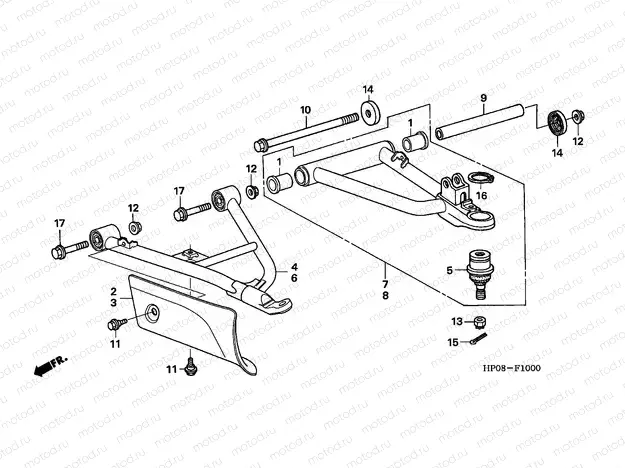 F-10 FRONT ARM