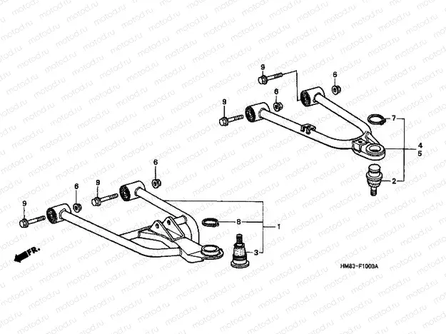 F-10 FRONT ARM