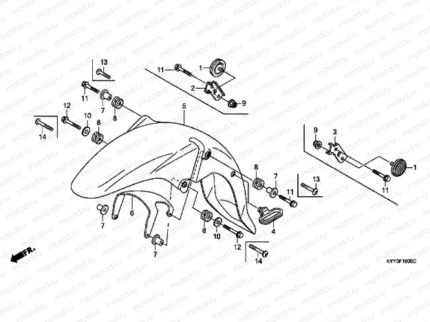 F-10 FRONT FENDER (1)