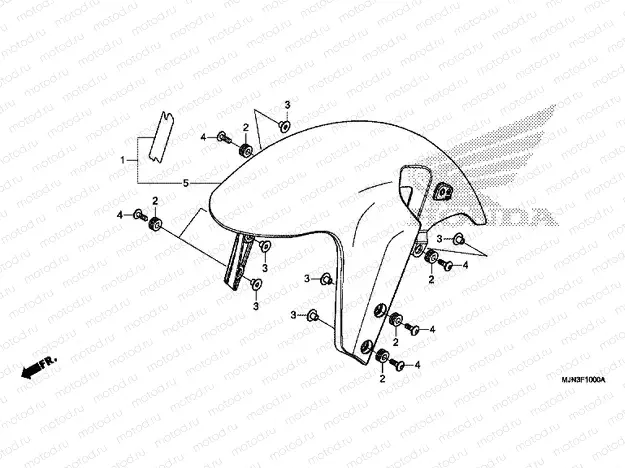 F-10 FRONT FENDER