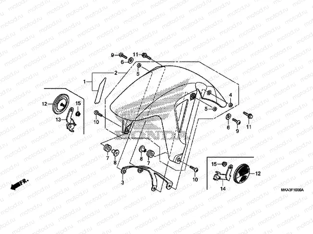 F-10 FRONT FENDER