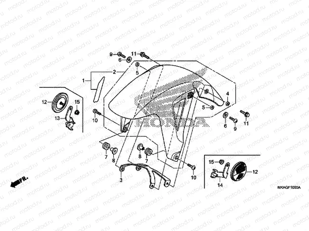 F-10 FRONT FENDER