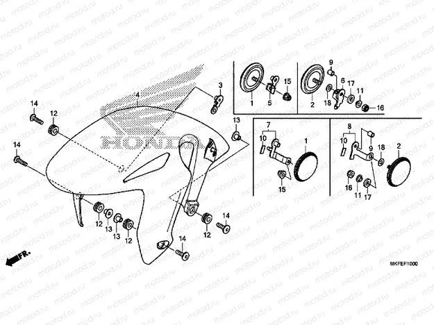 F-10 FRONT FENDER
