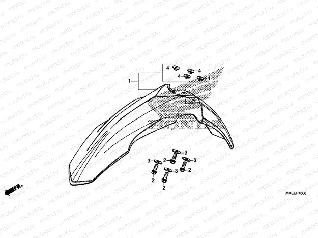 F-10 FRONT FENDER