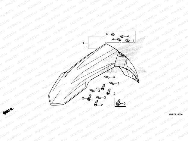 F-10 FRONT FENDER
