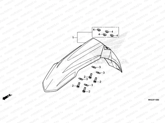 F-10 FRONT FENDER