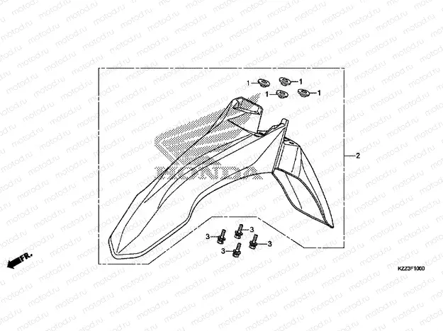 F-10 FRONT FENDER