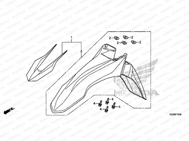 F-10 FRONT FENDER