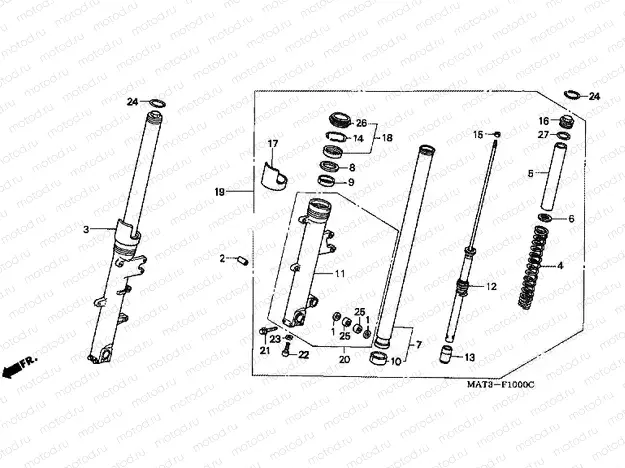 F-10 FRONT FORK