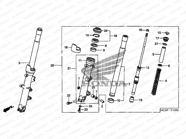 F-10 FRONT FORK
