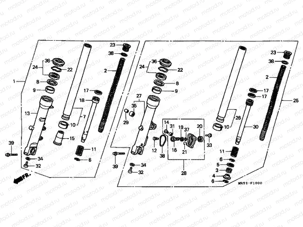 F-10 FRONT FORK