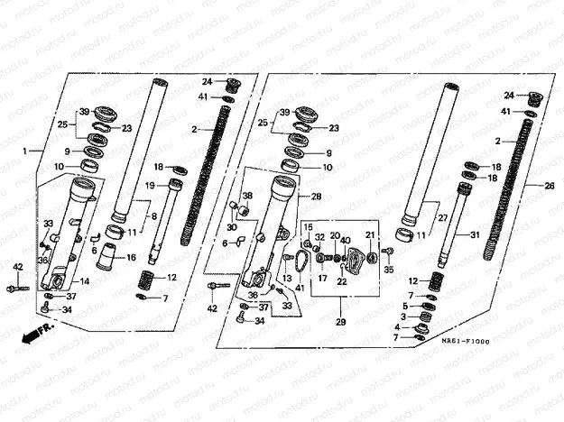 F-10 FRONT FORK